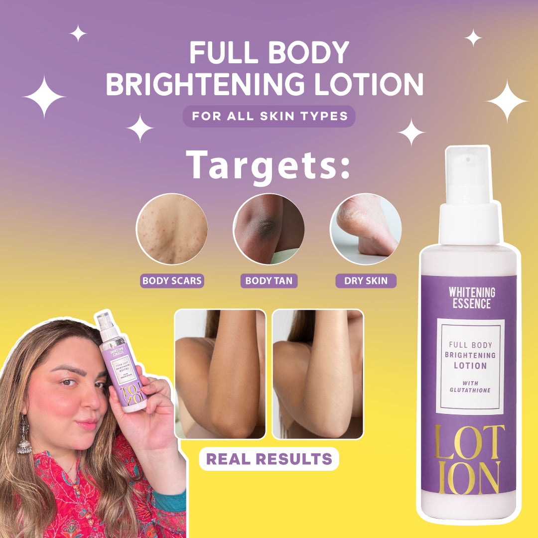 Full body brightening lotion whitening essence