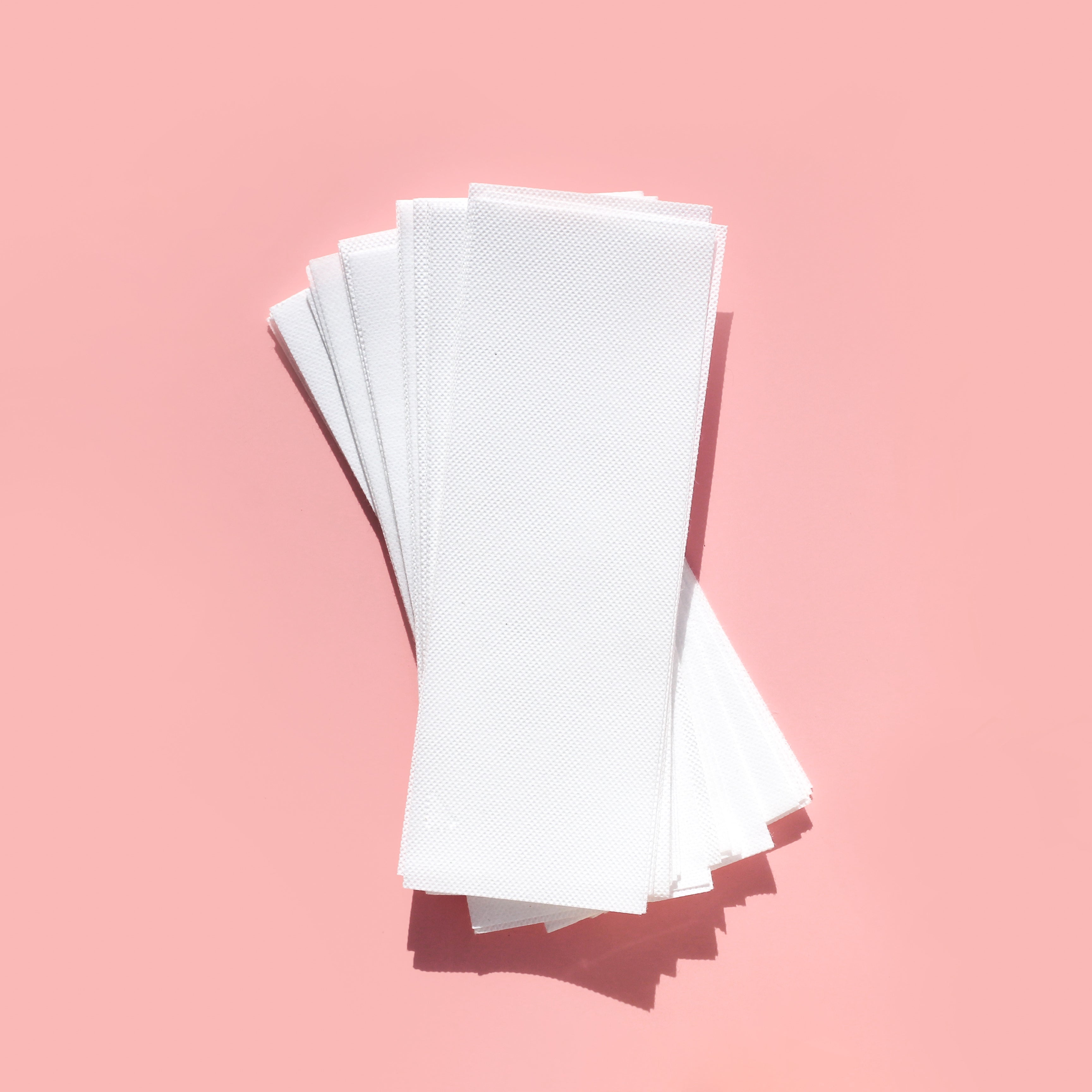 Painless Cream Wax 100 Strips (1 Pack)
