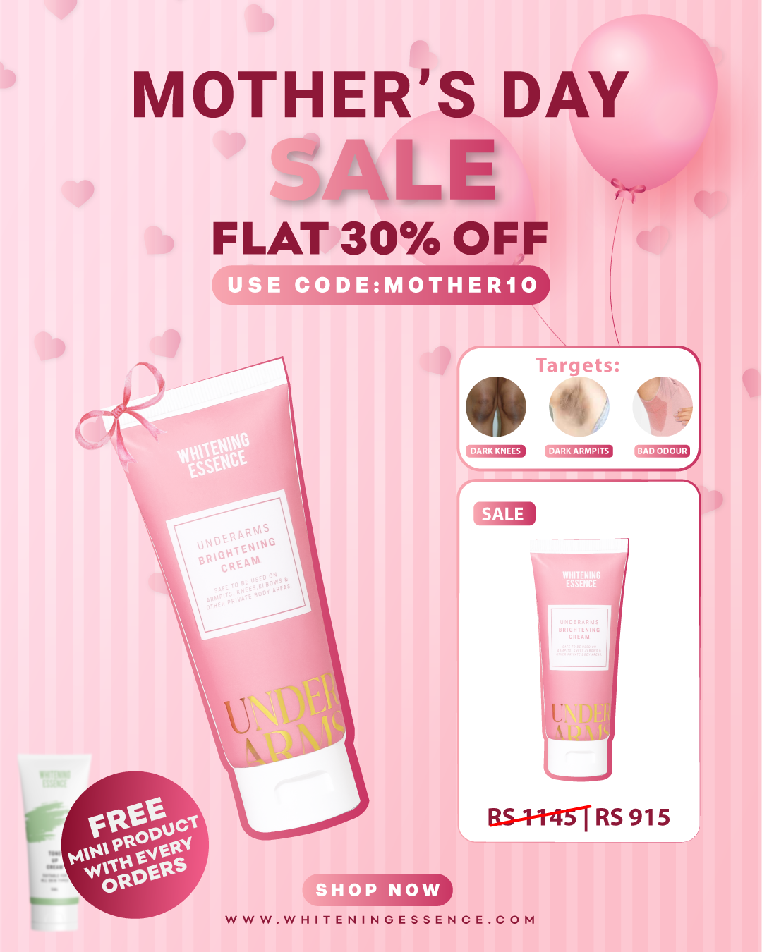 Underarm Brightening Cream
