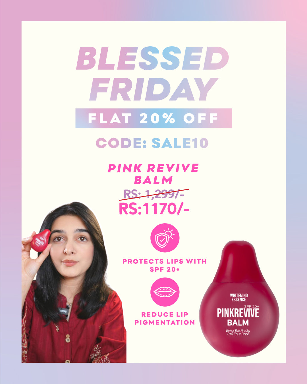 Pink Revive Balm SPF 20+