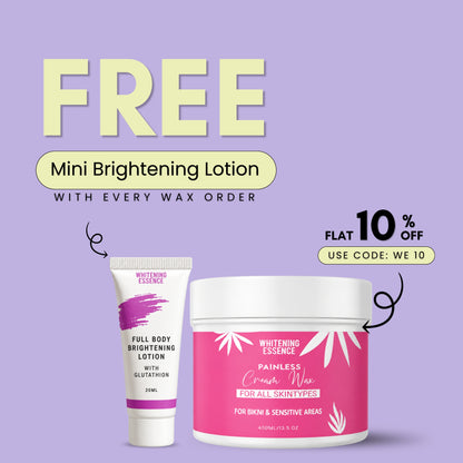 Painless Cream Wax + Strip Pack ( Free )