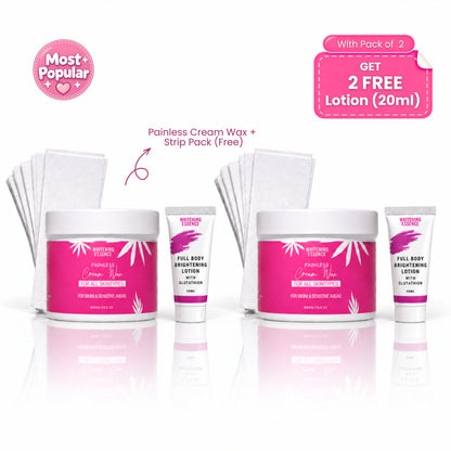 Painless Cream Wax + Strip Pack ( Free )