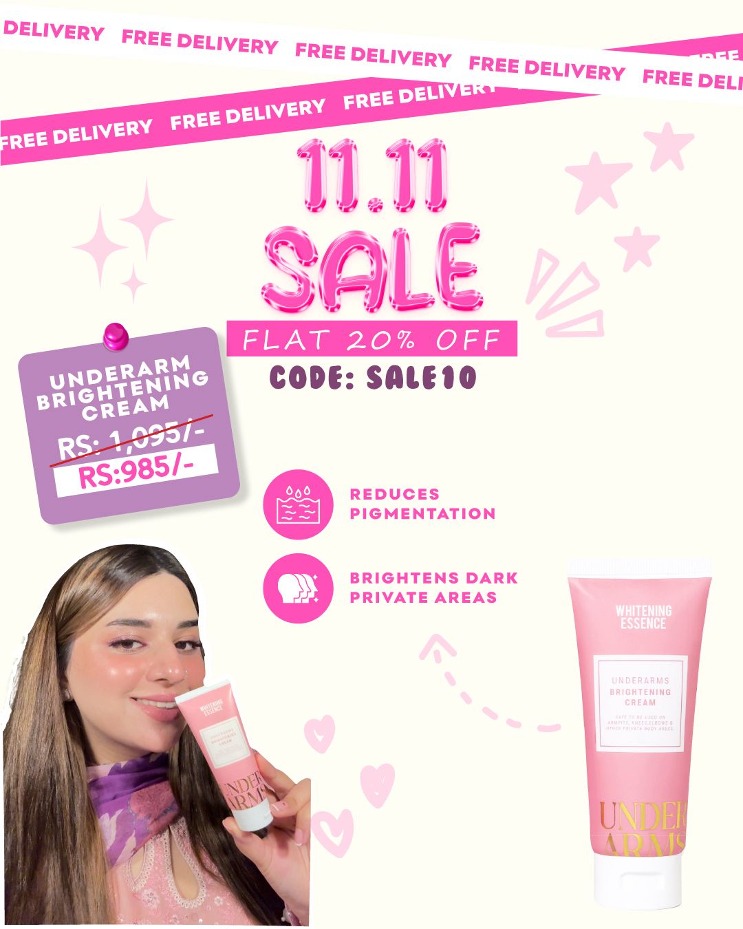 Underarm Brightening Cream