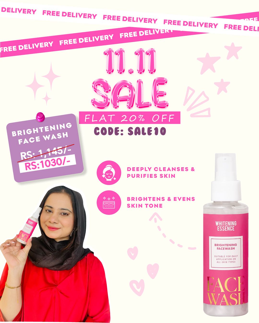 Brightening Face wash